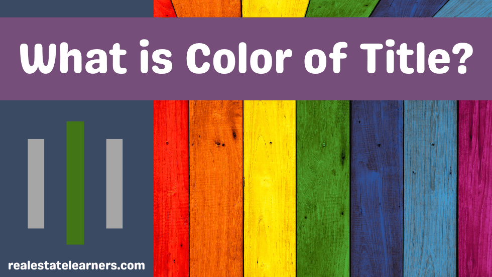 What is Color of Title?